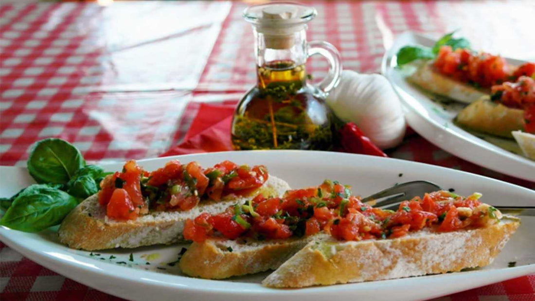 Bruschetta aux aubergines