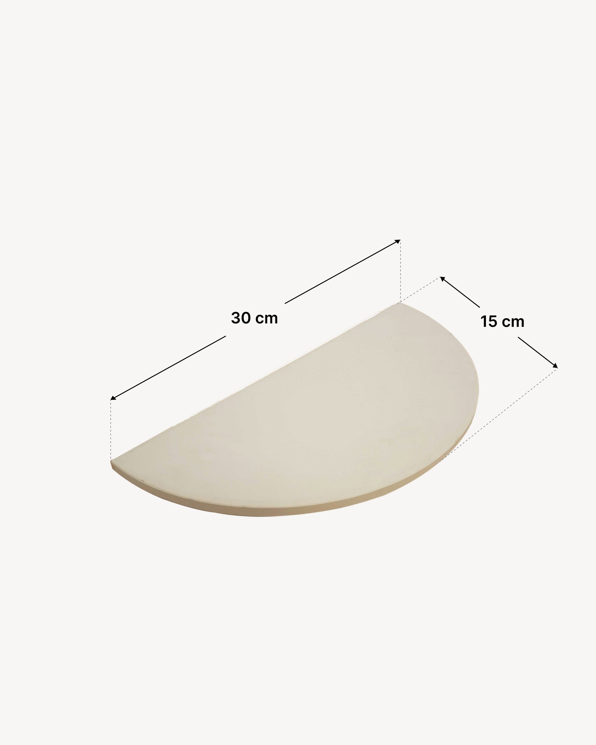 Dimensioni mezza pietra refrattaria Kokko L