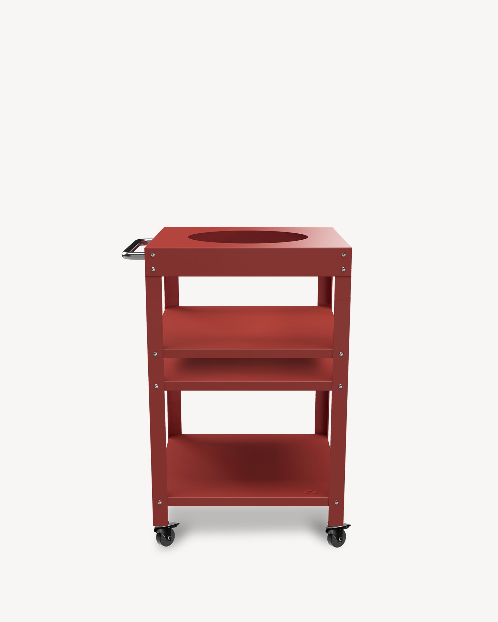 Carrello in metallo rosso per Little Kokko 13''