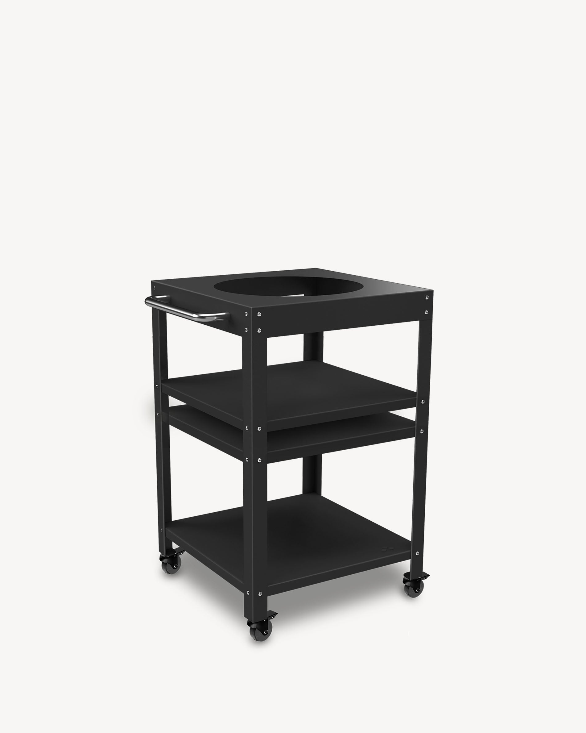 Carrello in metallo nero per Little Kokko 13''