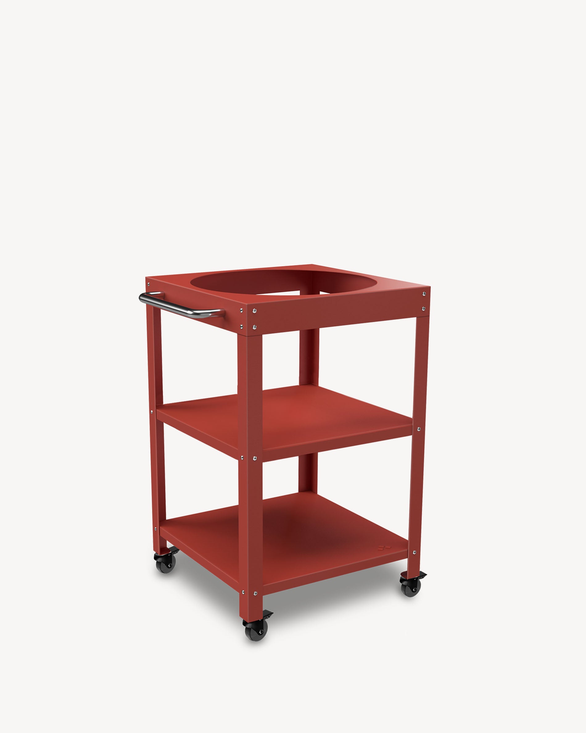 Carrello in metallo rosso per Kokko L 18''