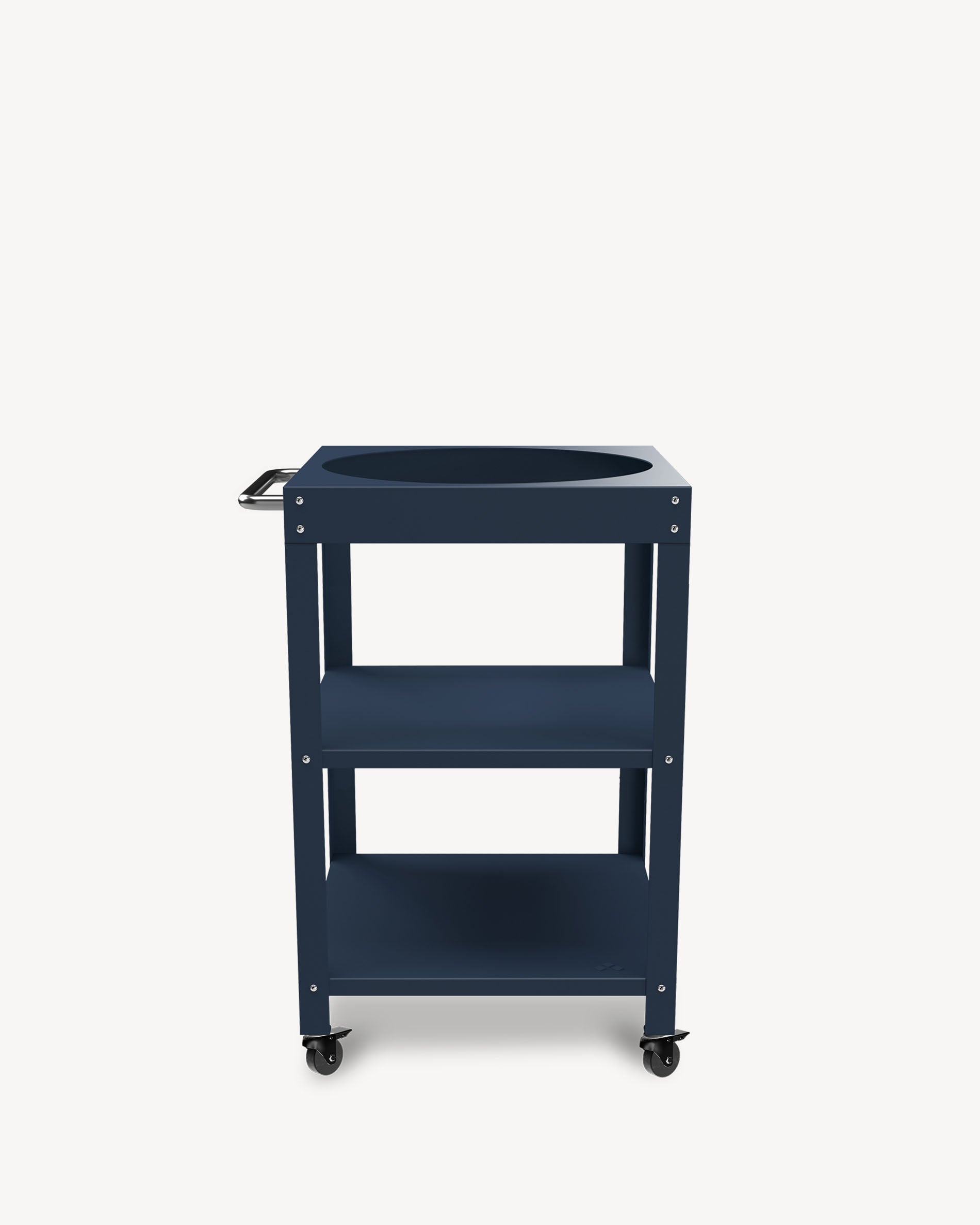 Carrello in metallo blu navy per Kokko L 18''