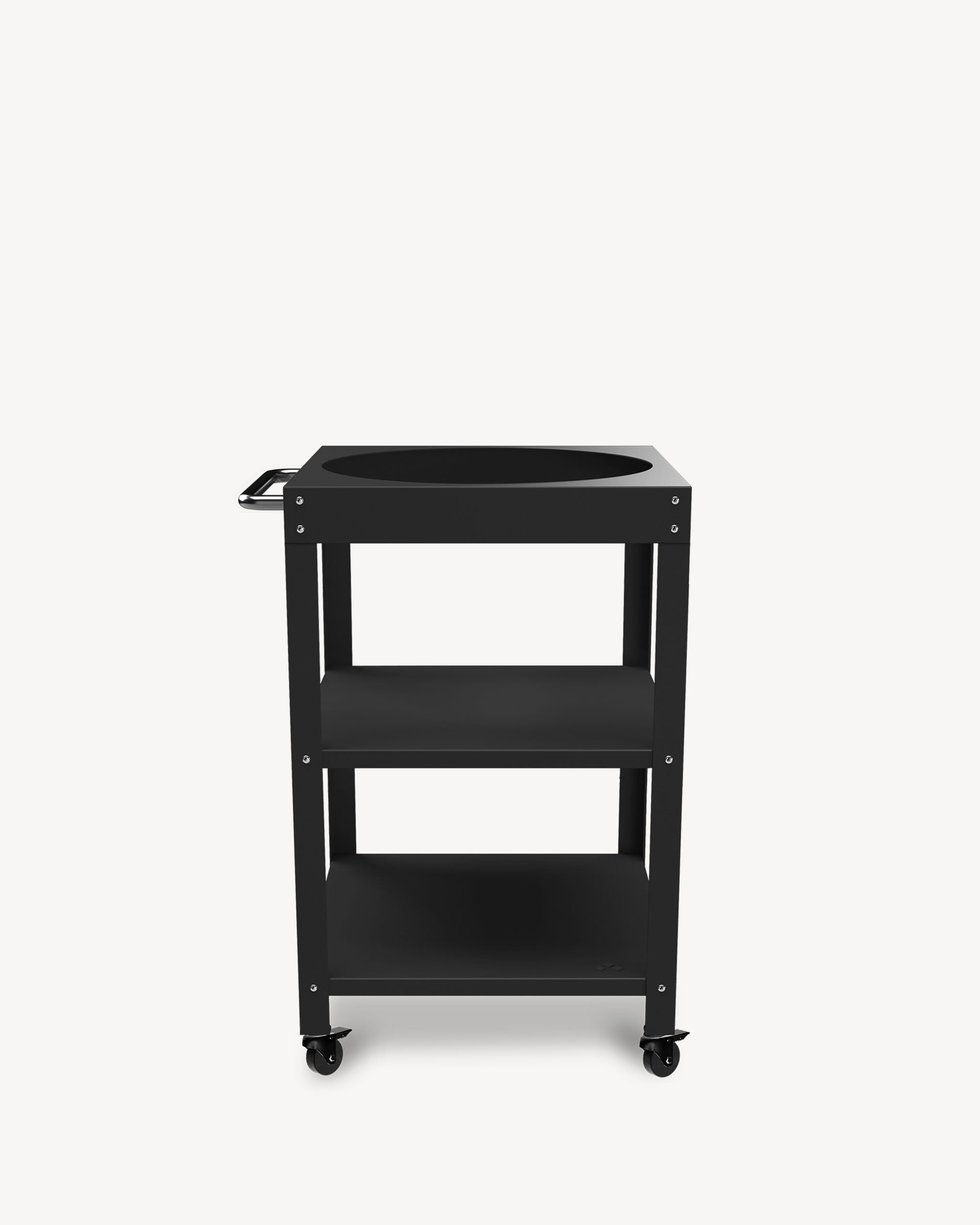 Carrello in metallo nero per Kokko L 18''