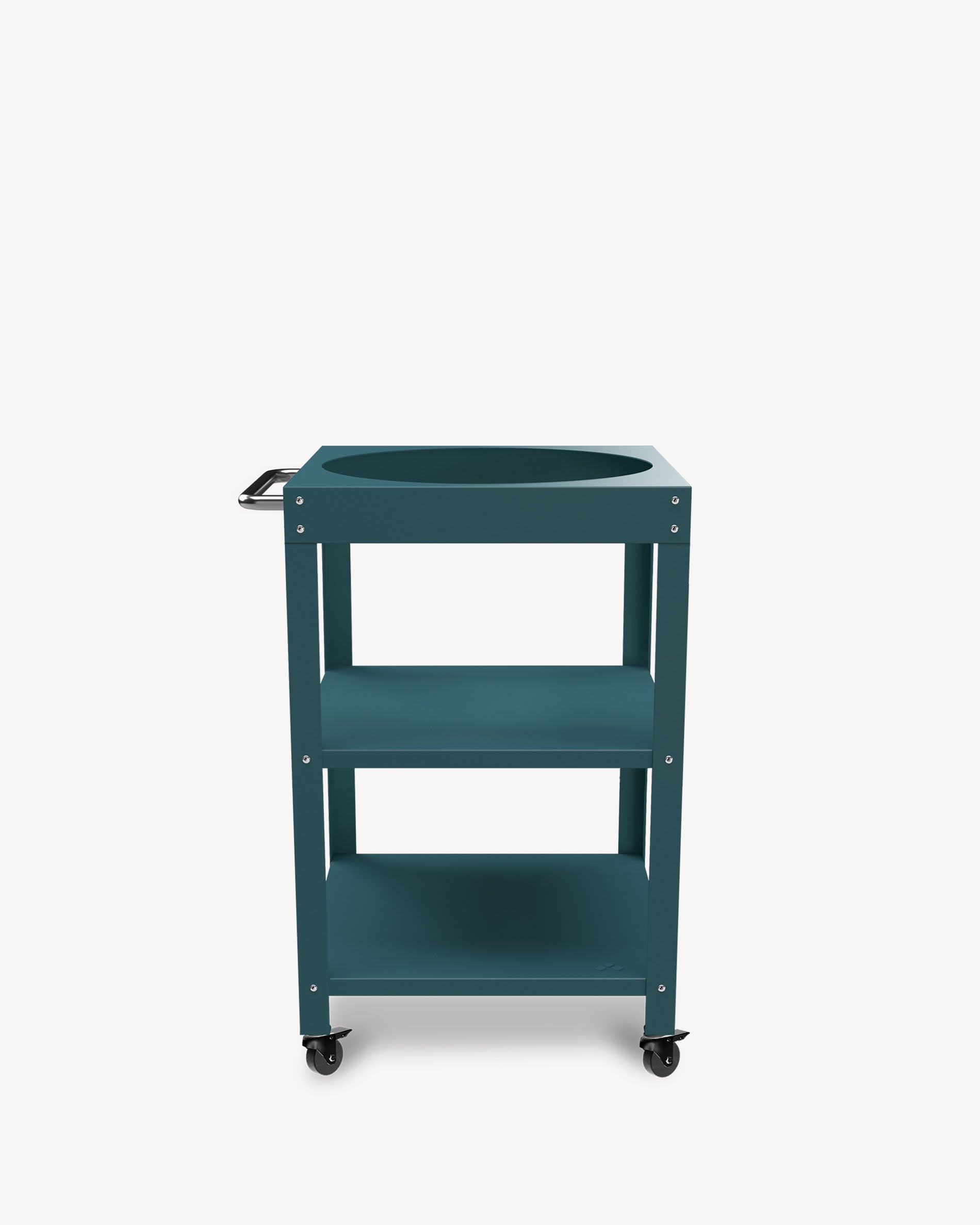 Carrello in metallo blu oceano per Kokko L 18''