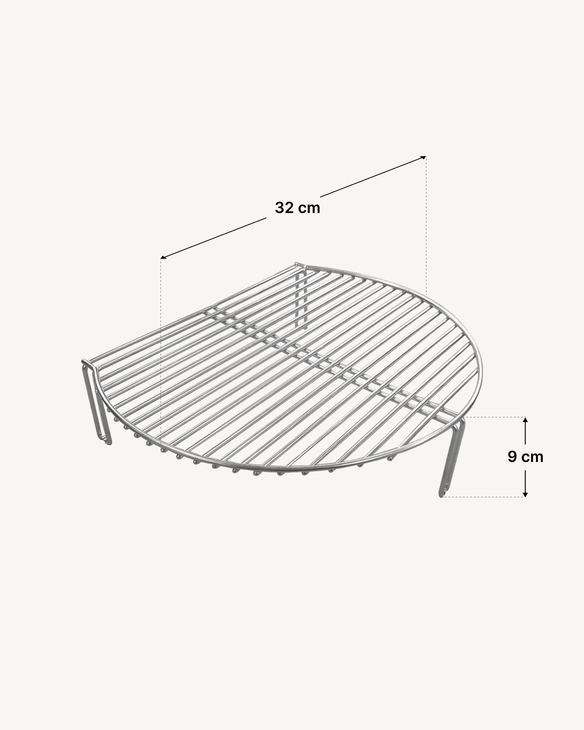 Dimensions extension grille inox Kokko L