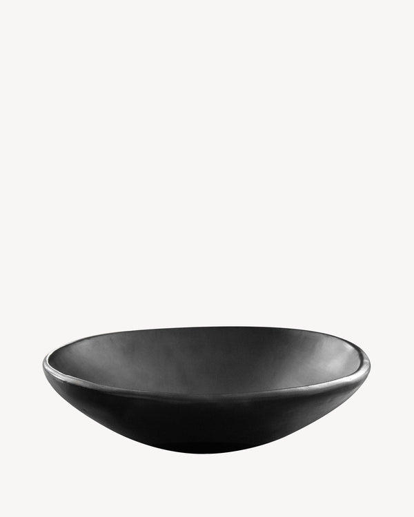 Grande coppa in argilla nera Chamba Ø30cm