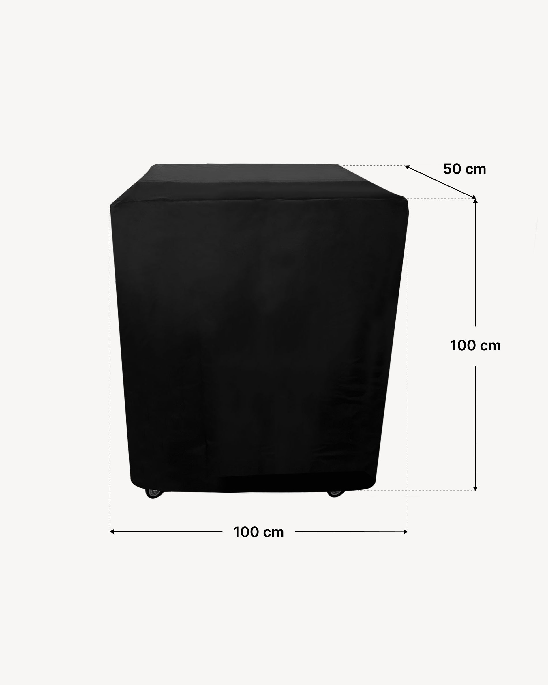 Dimensioni copertura carrello 50x100