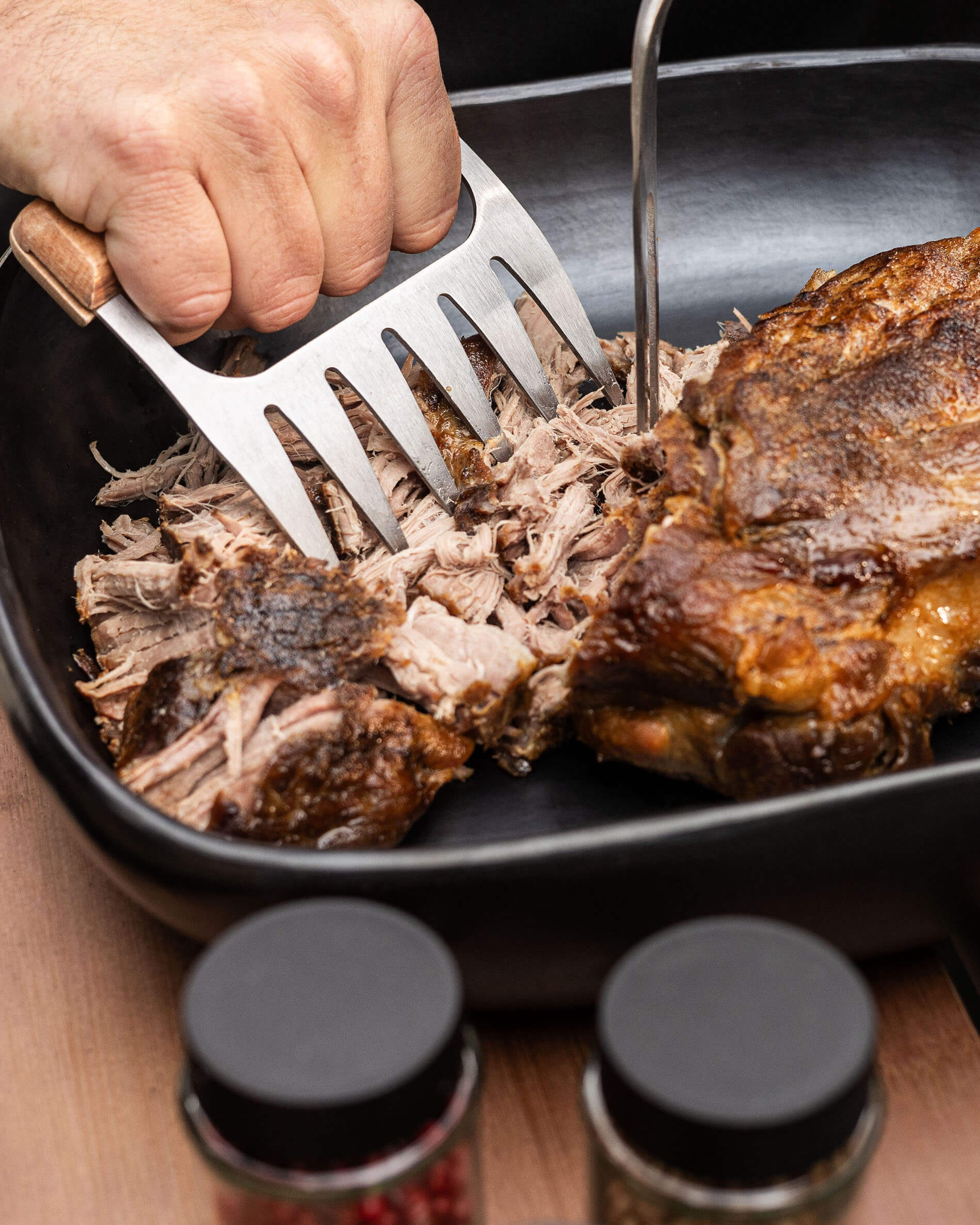 coppia di artigli con carne