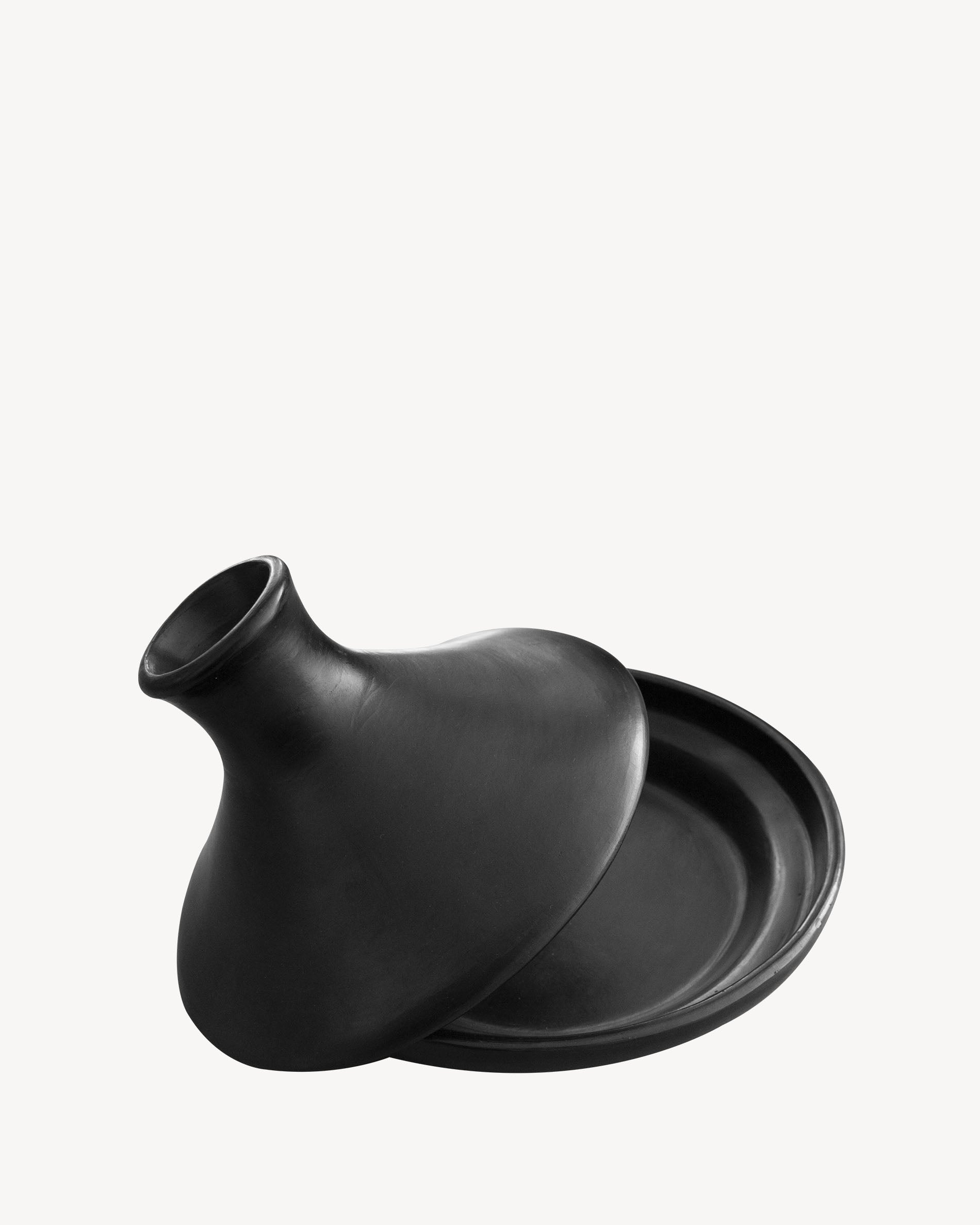 Tajine in argilla nera Chamba