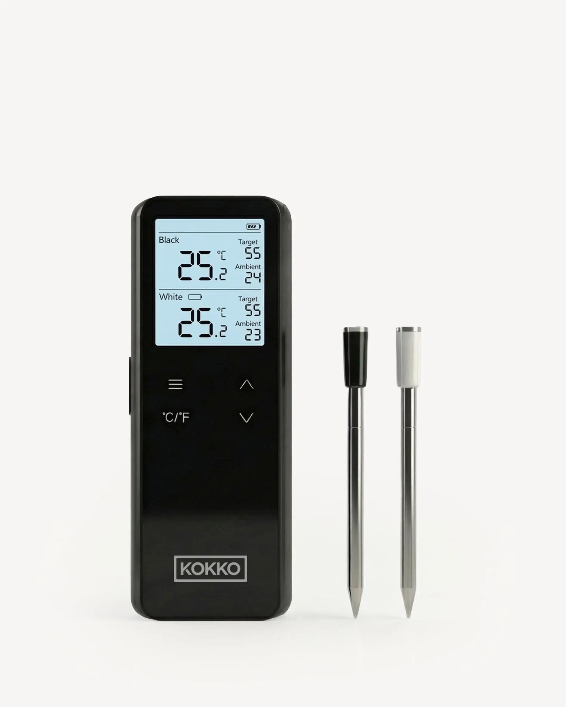 Termometro digitale con sonde per cottura precisa al kamado